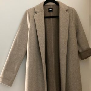 Zara coat beige